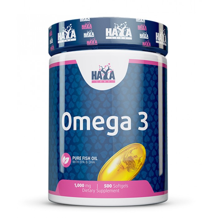 Haya Labs - Omega 3 1000mg. / 500 Softgels